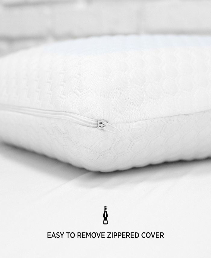 BioPEDIC Cooling Gel Overlay Memory Foam Bed Pillow Macy's