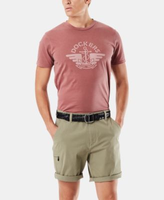 Dockers - Men's Garment Dyed Logo T-Shirt