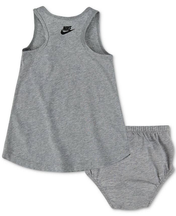 Nike Baby Girls Logo-Print Racerback Dress - Macy's