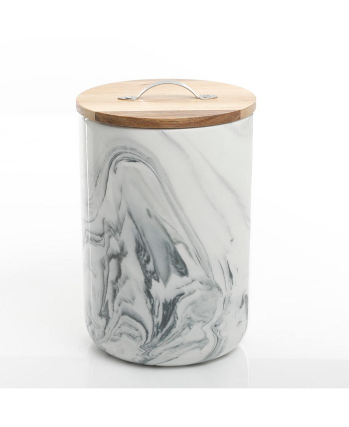 Gibson Laurie Gates Marble Look Large Canister Macy's