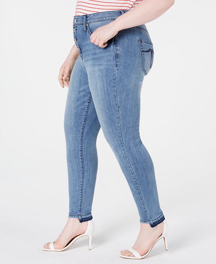 Seven7 Jeans Trendy Plus Size Ultra High-Rise Skinny Jeans - Macy's
