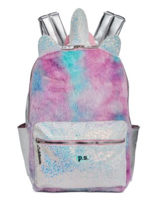 unicorn fur backpack