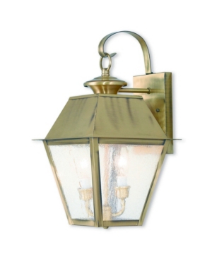 Livex Mansfield 3-Light Outdoor Wall Lantern