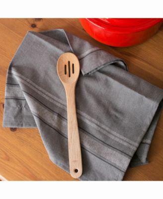 Chambray French Stripe Woven Dishtowel, Set of 3