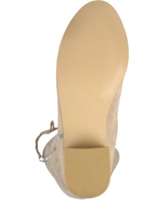 Women's Sanora Wide Calf Stacked Heel Mid Shaft Boots