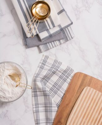 Design Imports Assorted Woven Dishtowels, Set of 5