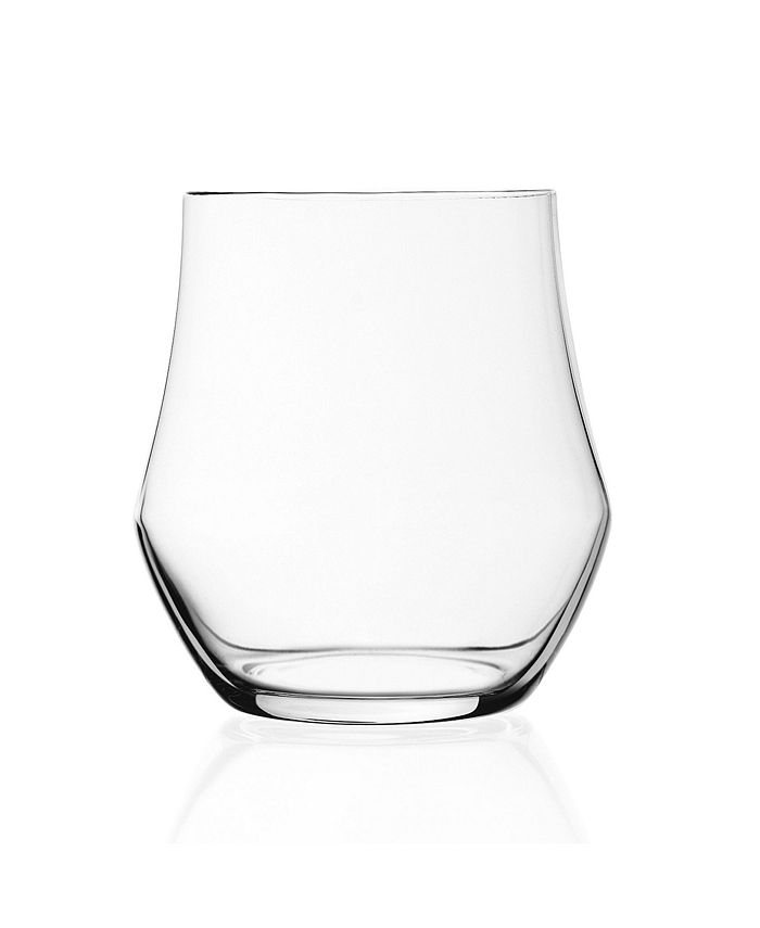 Lorren Home Trends Ego Collection Double Old Fashion Glass - Set of 6 ...