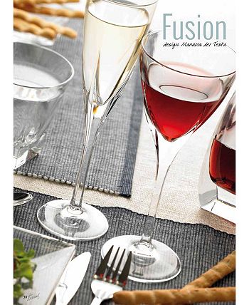 Lorren Home Trends RCR Fusion Crystal Wine Glass (Set of 6)