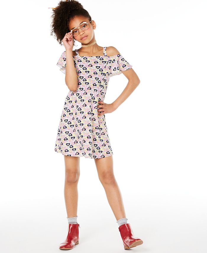 Macy's cold shoulder hotsell dresses