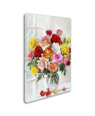 The Macneil Studio 'Roses' Canvas Art - 22" x 32"