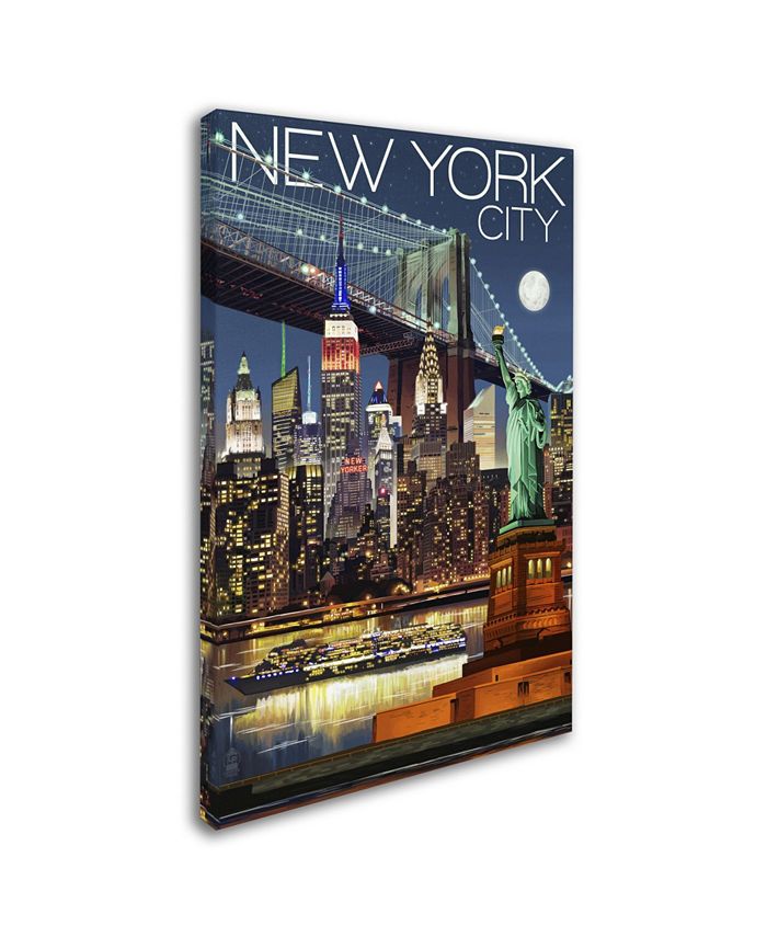 Trademark Global Lantern Press 'New York' Canvas Art - 22