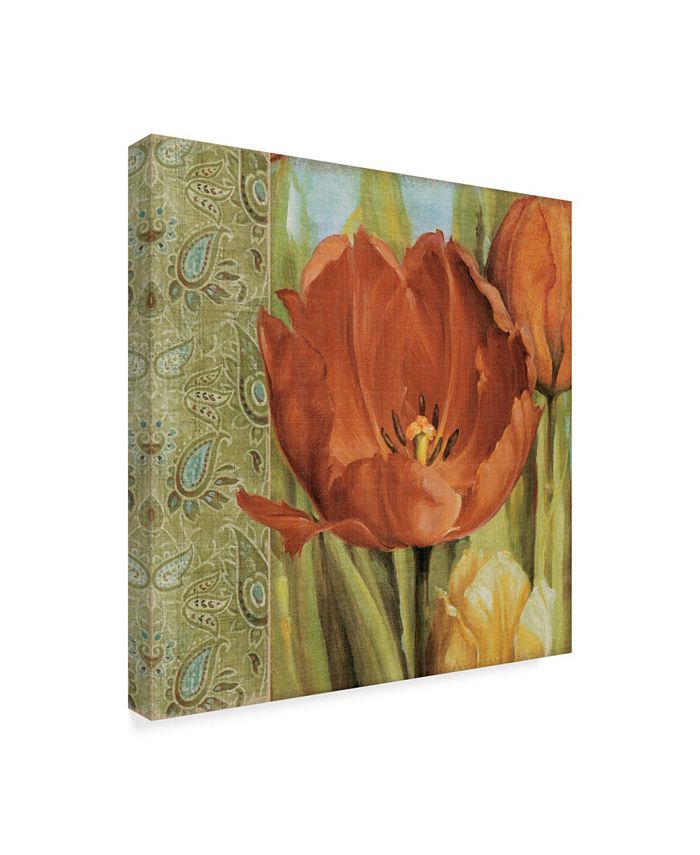 Trademark Global Lisa Audit 'Tulip Paisley I' Canvas Art - 18