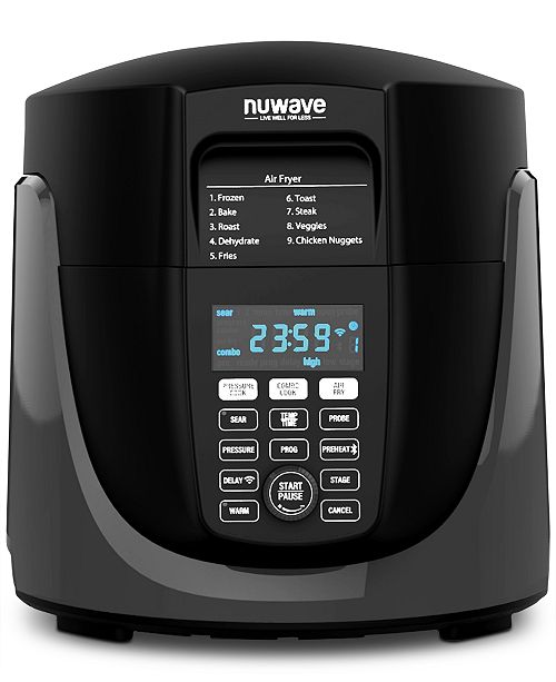 NuWave 33801 Duet Pressure Cooker & Air Fryer Combo & Reviews Small