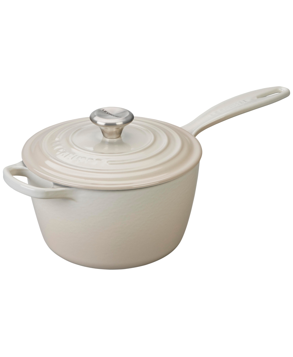 Le Creuset Signature 2.25-quart Enameled Cast Iron Saucepan In Tan/beige