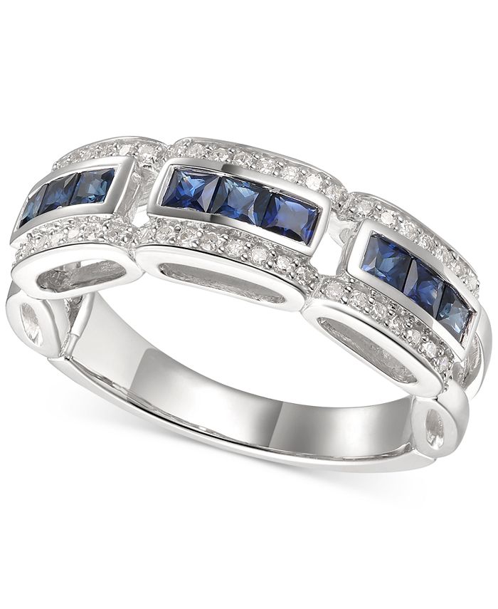 Macy's top sapphire rings