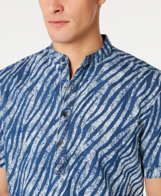 mens zebra shirt