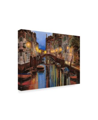 Guido Borelli 'Venezia All Alba' Canvas Art - 24" x 32"