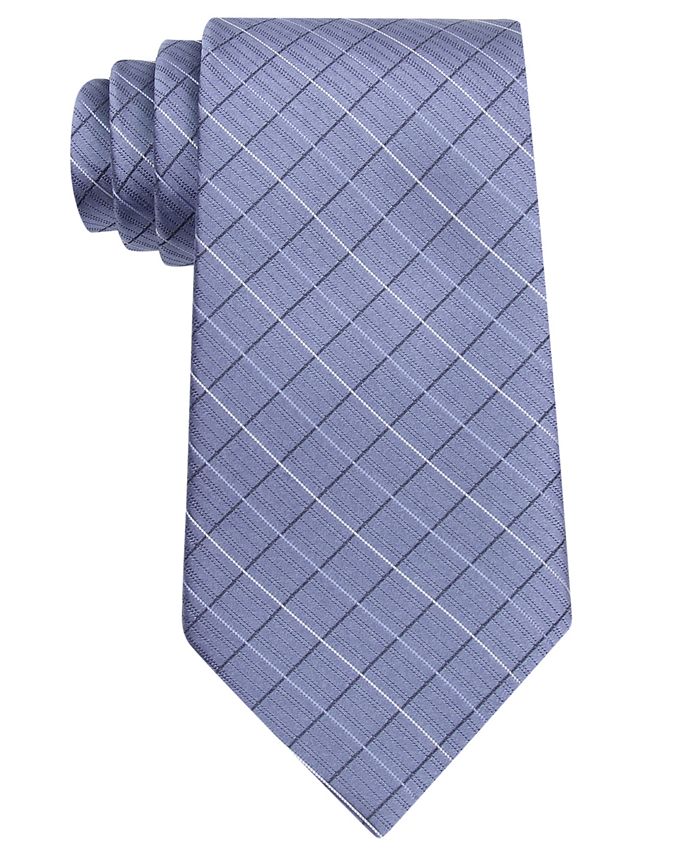 Tommy Hilfiger Calvin Klein Etched Grid Tie, Big Boys - Macy's