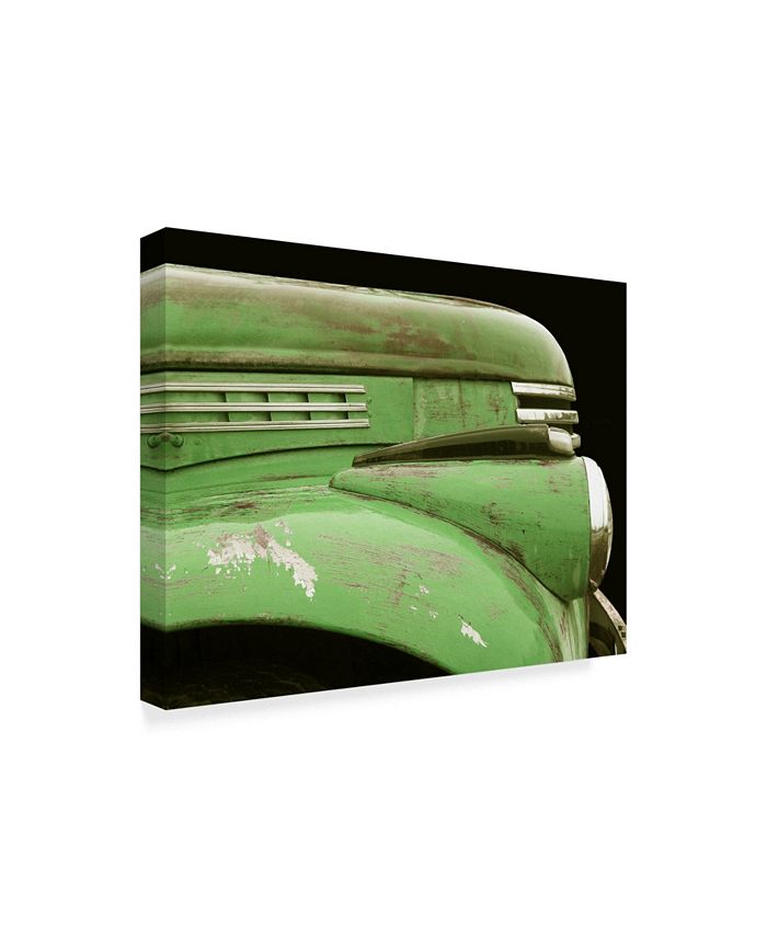 Trademark Global Larry Hunter 'Chevy Streamline Apple Green' Canvas Art