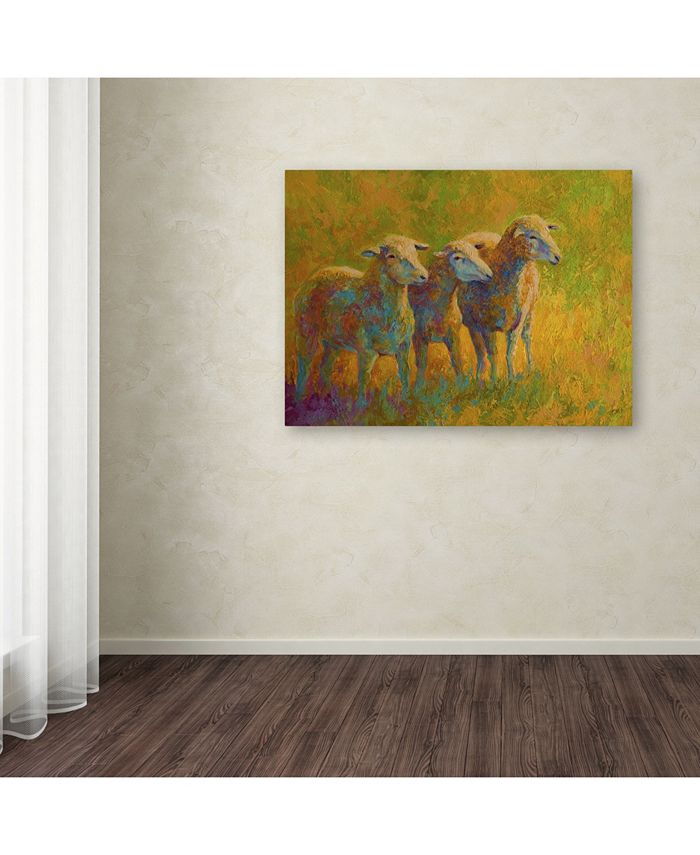 Trademark Global Marion Rose 'Sheep Trio' Canvas Art - 35