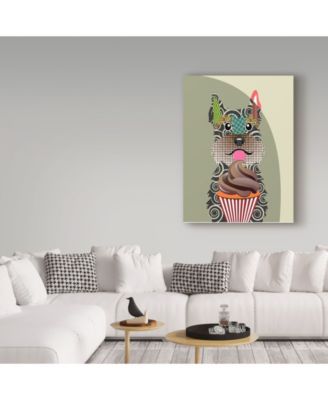 Lanre Adefioye 'Schnauzer' Canvas Art - 14" x 19"