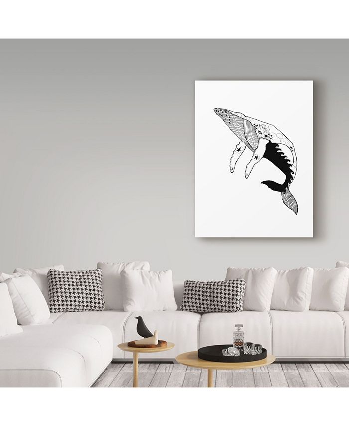 Trademark Global Creations By Carrie D 'Chuffy The Star Whale' Canvas ...