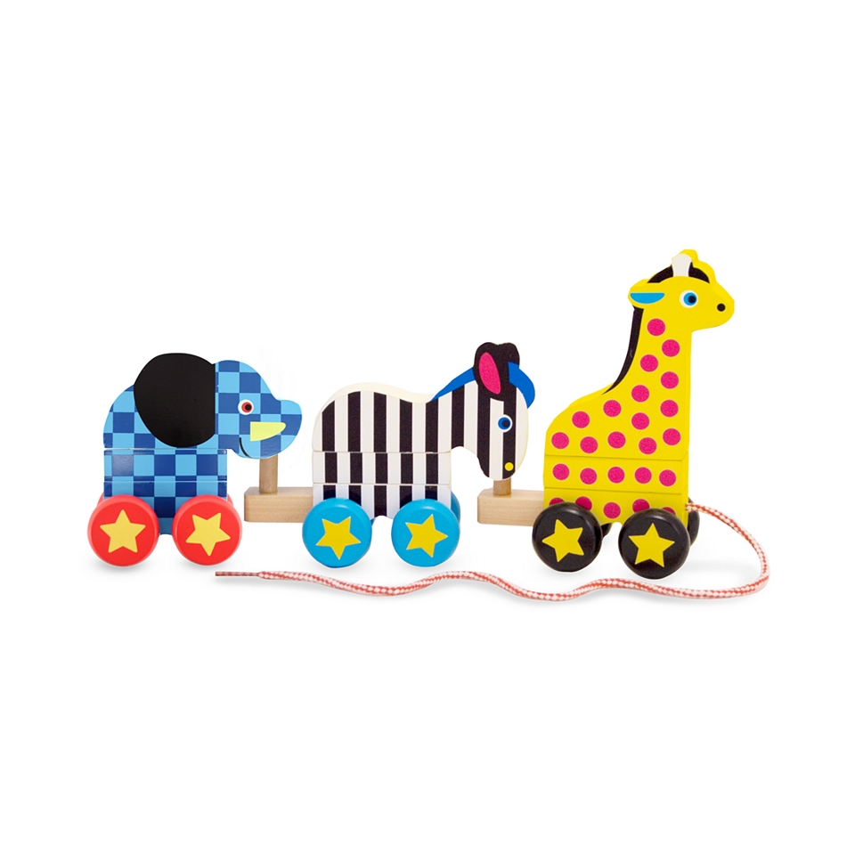 Melissa and Doug Kids Toys, Pull Along Zoo Animals   Kids & Baby