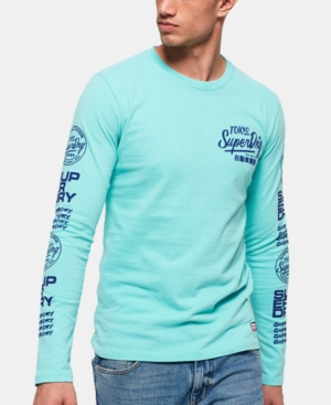 Zullen Voor type Snikken Superdry Men's Ticket Type Graphic Long-sleeve T-shirt In Turq Blue |  ModeSens
