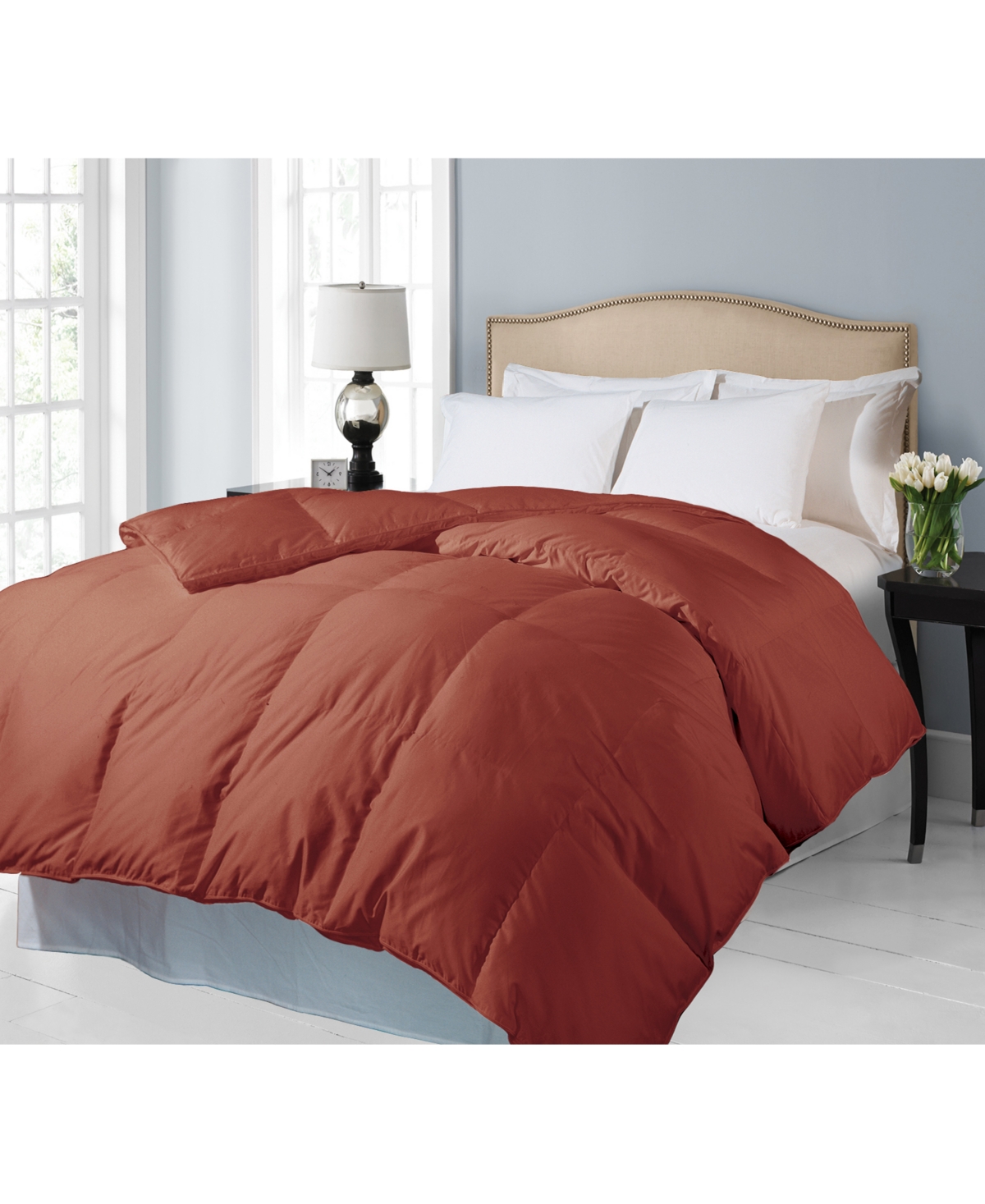 700 Thread Count Down Alternative Comforter, Full/Queen - Brick