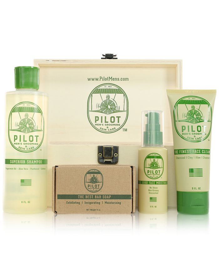 Pilot Men's Grooming & Skin Care - Pilot 5-Pc. Essentials Grooming & Skin Care Set