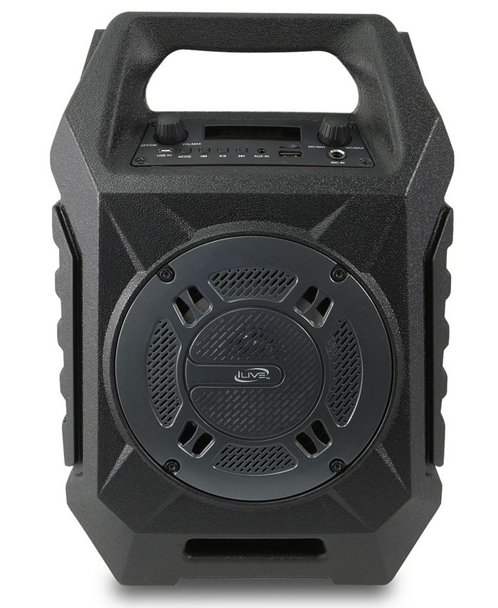 iLive Bluetooth Tailgate Speaker with LED Lights Show Macy's