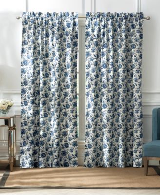 Waterford - Oake Navy Window 96" Panels