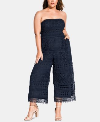 city chic lace jumpsuit