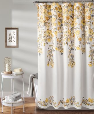 Tanisha Floral Shower Curtain, 72" x 72"