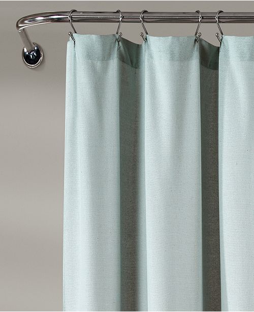 Lush D 233 Cor Linen Button 72 Quot X 72 Quot Shower Curtain Amp Reviews