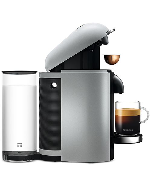Nespresso VertuoPlus Deluxe Coffee & Espresso Maker by Breville, Silver
