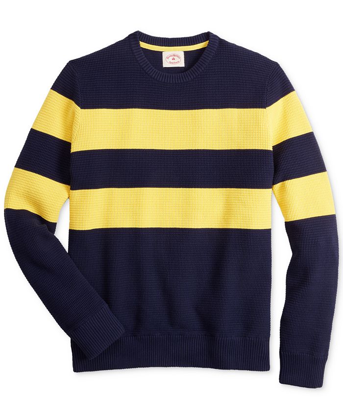 Brooks Brothers Men's Striped Sweater - Macy's