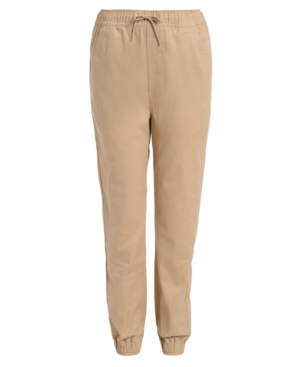 Nautica Big Boys Husky Evan Tapered-Fit Stretch Joggers with Reinforced Knees