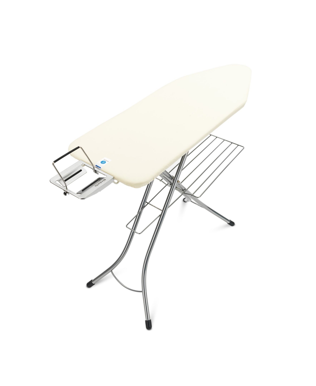 Brabantia Ironing Board C, Steam Iron Rest With Linen Rack In Ecru