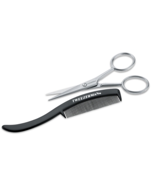 UPC 038097009606 product image for Tweezerman Gear Men's Moustache Scissors with Comb | upcitemdb.com