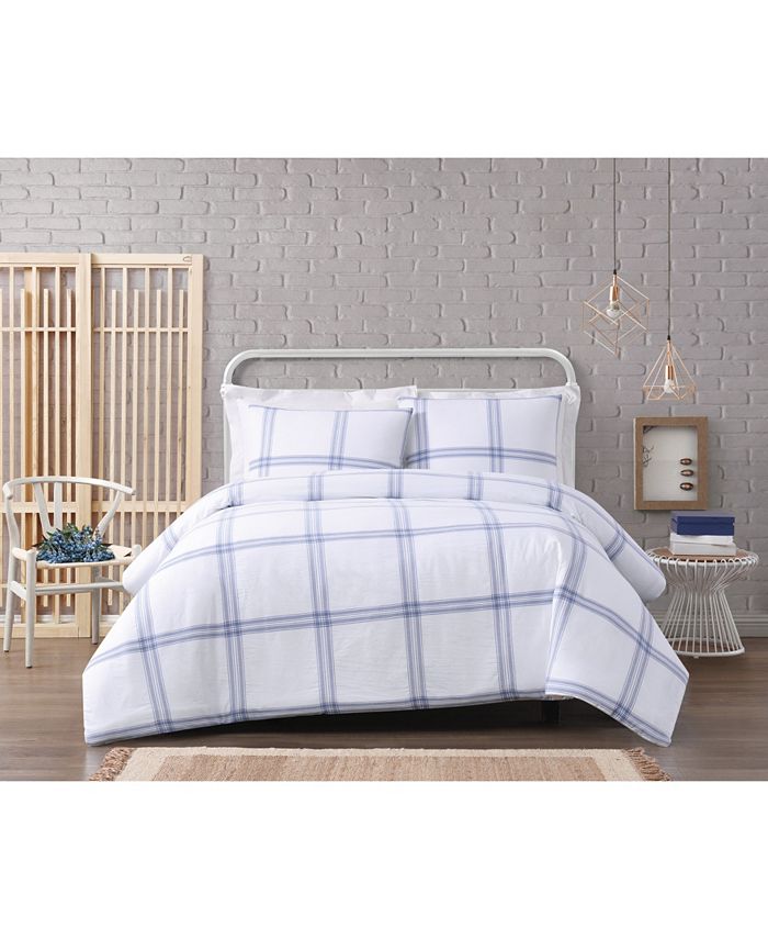 Cottage Classics Modern Charm Cotton 3 Piece Full/Queen Comforter Set