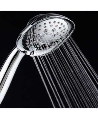 AquaDance Duschkopf Hochdruck Mit 6 Einstellungen & Handbrause – 10,2 Cm, Chrom, 3-Wege-Umsteller