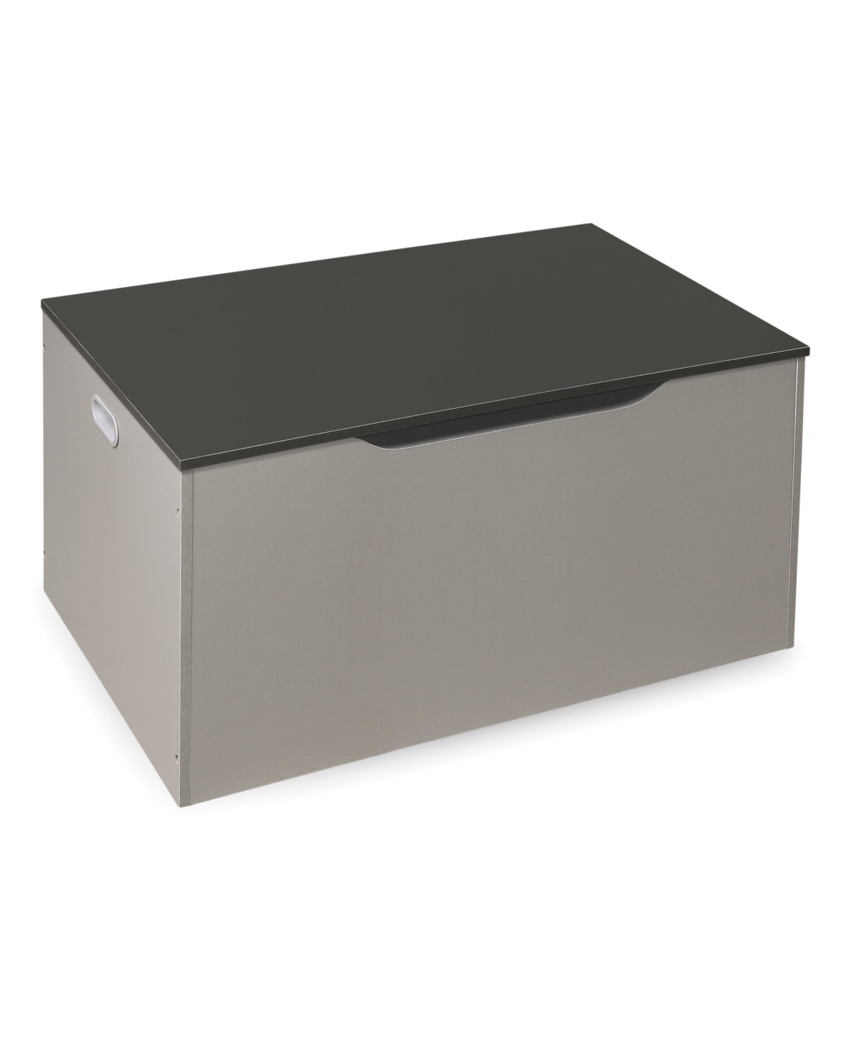Flat Bench Top Toy And Storage Box - Gray