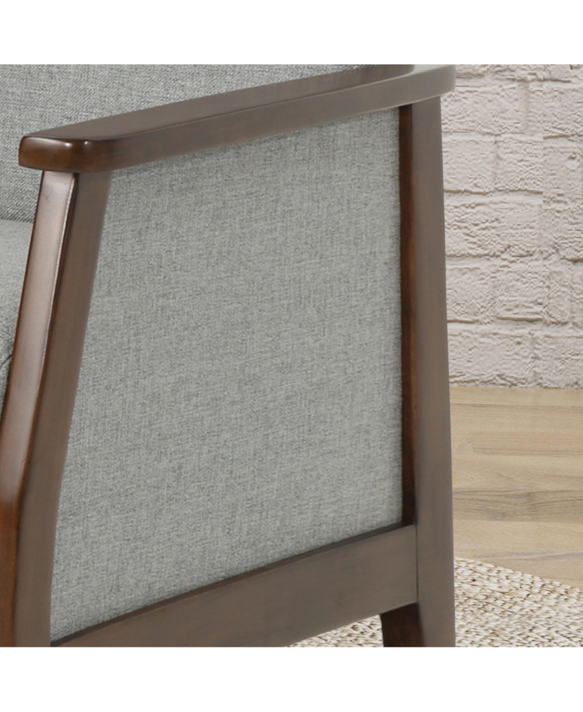 Noble House Madalyn Recliner In Grey