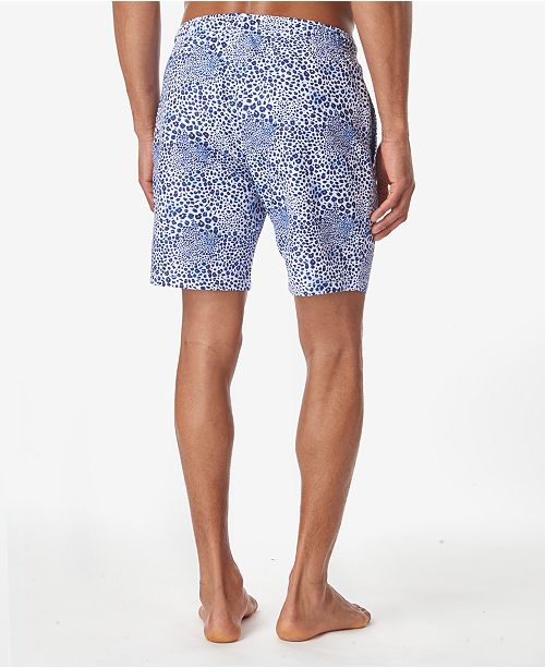 Tallia Men's Leopard Print Swim Trunks & Reviews Swimwear Men Macy's