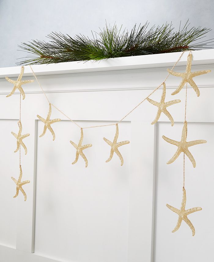 Holiday Lane Seaside Starfish Garland Created For Macy S Reviews Shop All Holiday Home Macy S