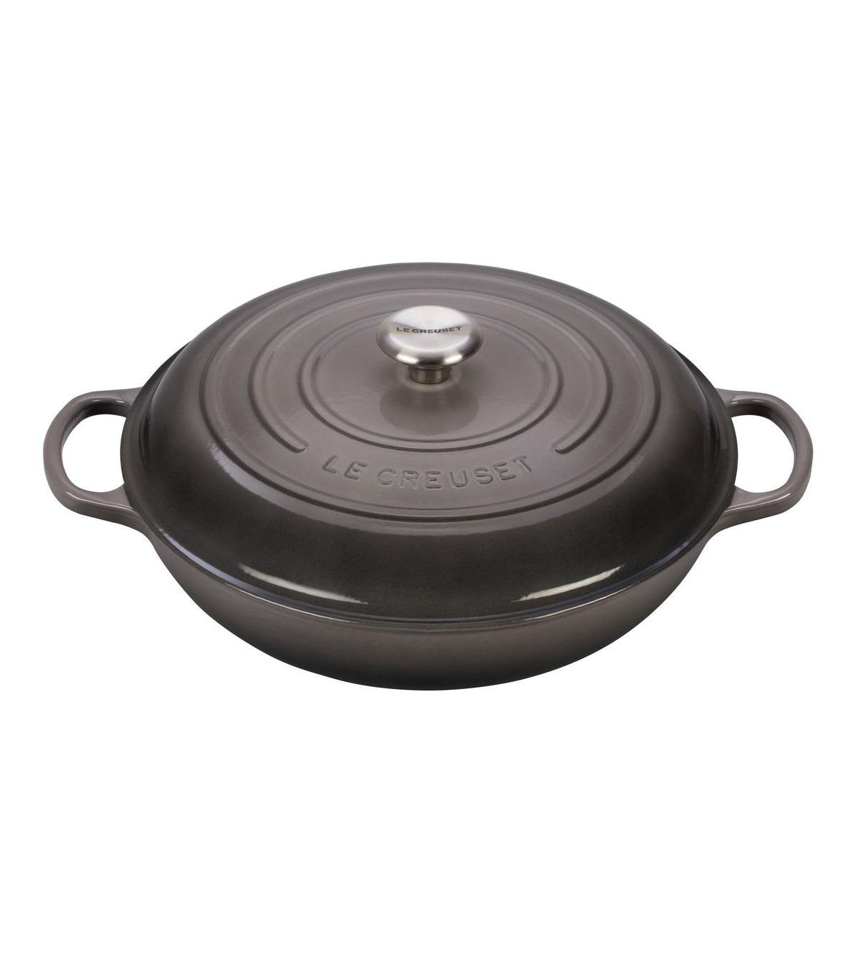 Le Creuset Signature Enameled Cast Iron 5 Qt. Braiser - Oyster