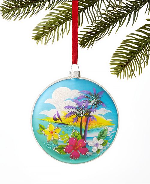 Holiday Lane Hawaii Mele Kalikimaka 2019 Ornament Created For