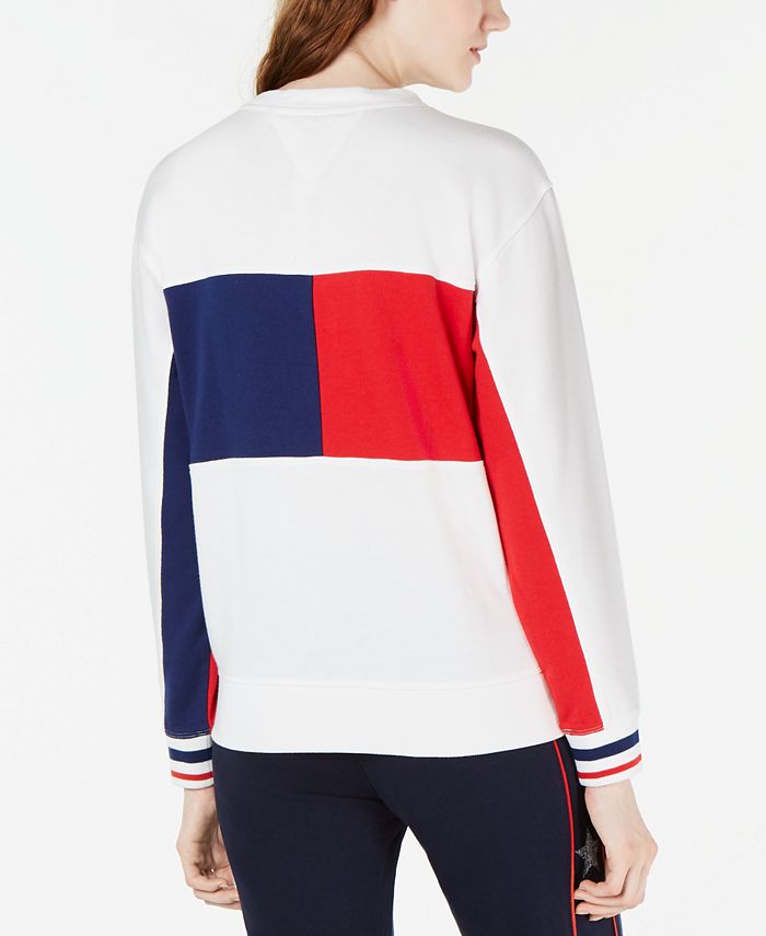 Tommy Hilfiger Colorblocked Top & Reviews - Tops - Women - Macy's