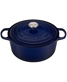Signature Enameled Cast Iron 7.25 Qt. Round French Oven